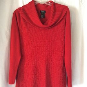 Loose fit cowl neck sweater